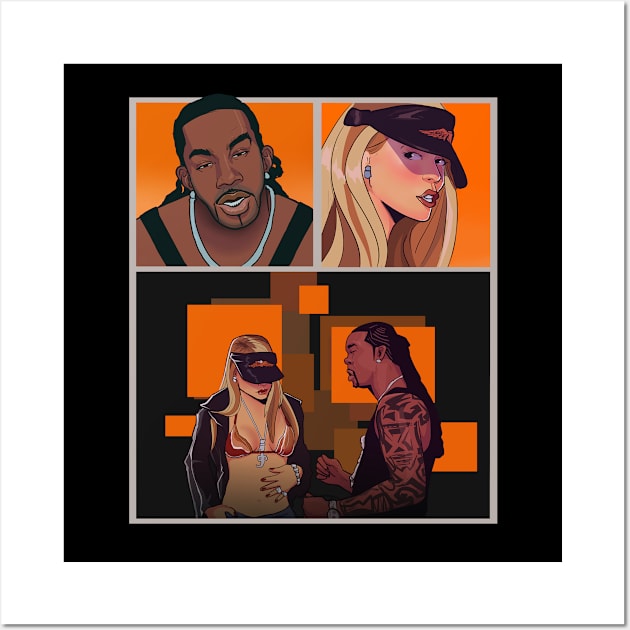 Busta and Mariah Wall Art by casgeu